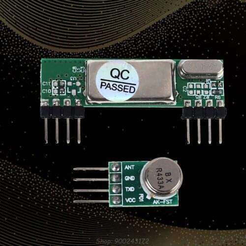 RXB6 433Mhz Superheterodyne Wireless Receiver Module + AK-FST small transmitting superheterodyne module S24 20 Dropship