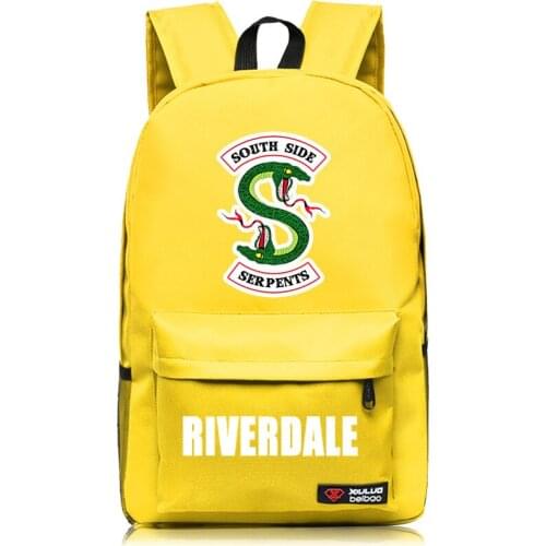 New Riverdale South Side Serpents Backpack Children School Bag Bookbag men women Laptop Shoulders Bags Casual Travel Bag