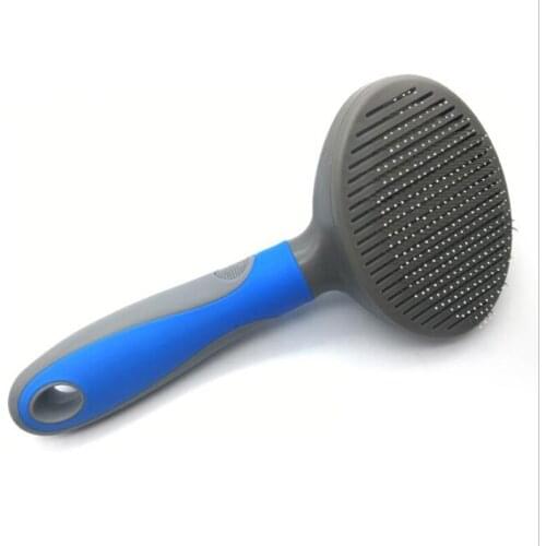 Pet Comb Self Cleaning Brush Grooming Brush for Dogs and Cats,Quick Clean Short and Medium Hair Removal pet supplies