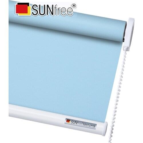 Sunfree Daylight and Blackout roller blinds Customize size Half shade or full shade fabric roller blinds Ball Chain system