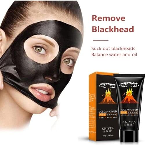 Remove Blackhead Mask Volcanic Mud Remove Shrink Pores Mask Nose Film Pull Face Deep Cleansing Acne Peeling Peel-Off TSLM1