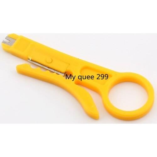 Yellow strip line knife simple utility tool stripper wire line knife small card line knife