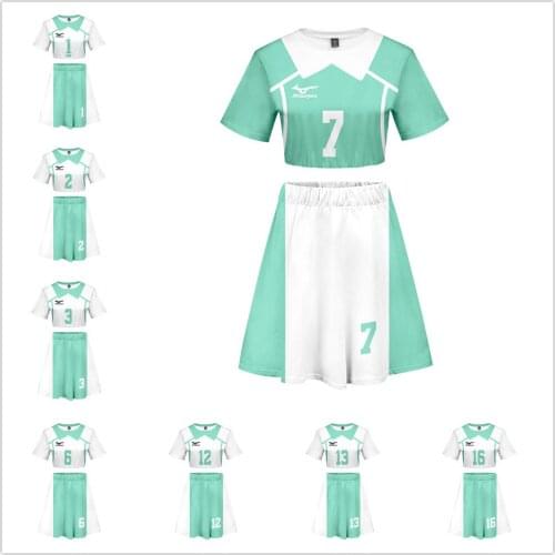 Haikyuu Cosplay Costume Aoba Johsai High School Volleyball Club iwaizumi hajime Sportswear Jerseys Uniform Skirt Suit