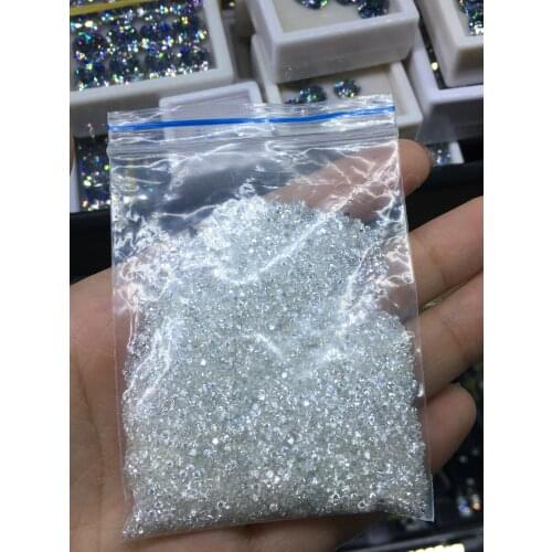 0.7-2.9mm D VVS1 EX Round Cut Hot Sale Professional Moissanite Factory Supplier Pass Moissanite Tester GRA Sell Global Market