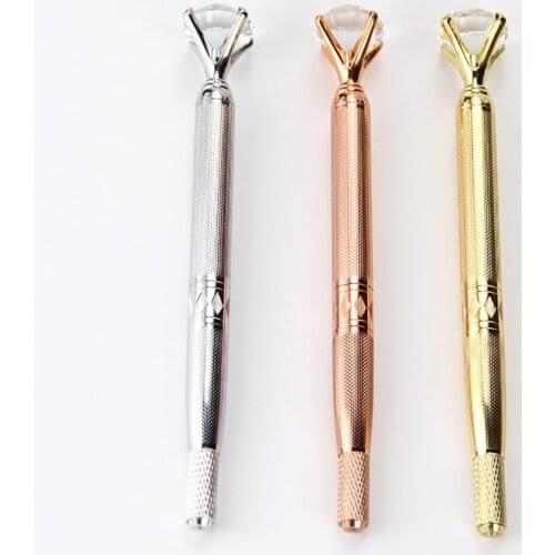 1Pcs Manual Tattoo Eyebrow Pen Diamond Eyebrow Manual Pen Microblading Tattoo Machine For Permanent Makeup Tool Tattoo Supplies