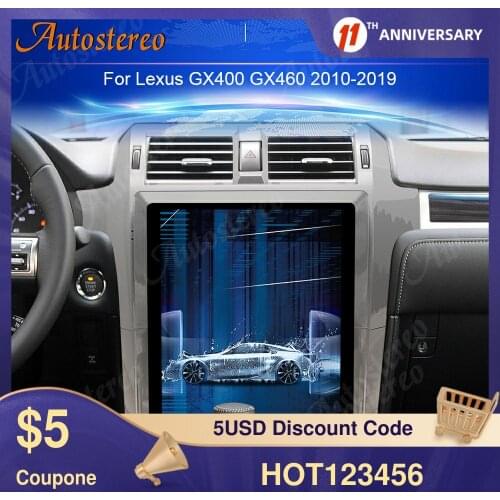 Android9 6 Core Car GPS Navigation For Lexus GX46 2010-2016 Stereo Vertical Screen Headunit Multimedia Player Auto Radio Carplay