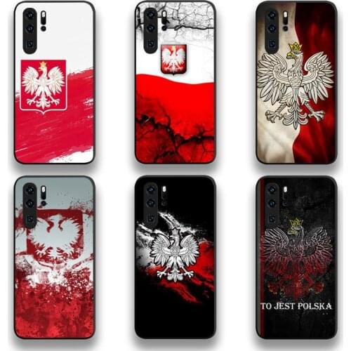 Poland Flag Phone Case For Huawei P20 P30 P40 lite E Pro Mate 40 30 20 Pro P Smart 2020