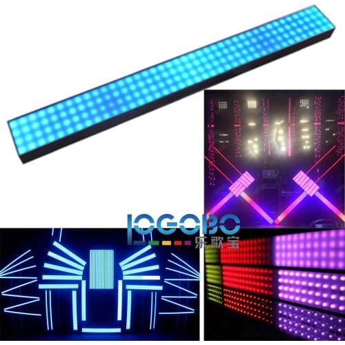 Nice LED Dream Bar Strip Light SMD 5050 RGB Dance Light Art-Net & Kling-Net & DMX Control Milky Frosted Clean Covers for Choice