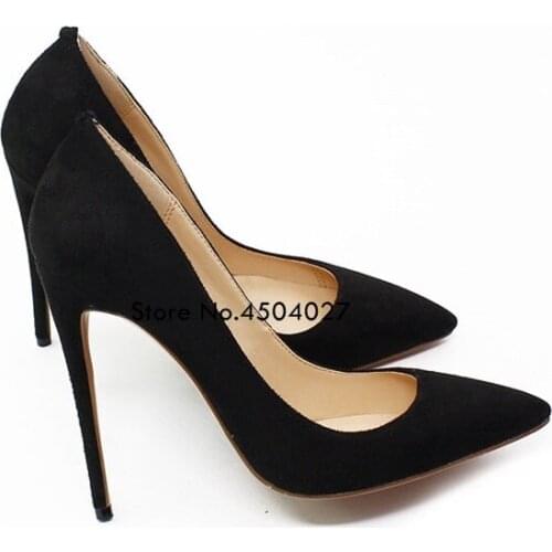 Fashion Sexy High Heels Pointed Suede Party Shoes Spring New Womens Pumps