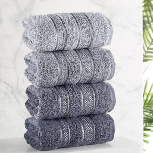 Premium 4 Pcs Towel Set Hand Towels And Face Towels 100% Cotton Turkish Quality Luxury Super Soft and Highly Absorbent Towels