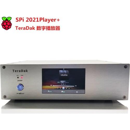 Latest TeraDak SPi 2021 Player+ DSD512 lossless Digital Player Digital Turntable+ES9038 analog output。AC: 215~240V，AC: 100~115V