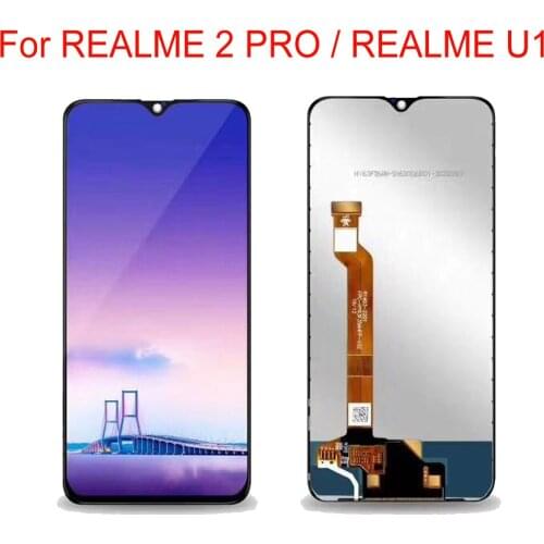 Original 6.3'' LCD Display For REALME 2 PRO / REALME U1 Touch Screen Digitizer Full Assembly Replacement Parts Pantalla