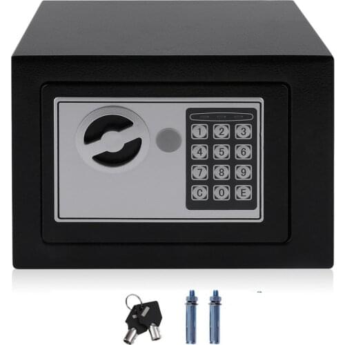 4.6L Professional safety box Home Digital Electronic Security Box Home Office Wall Type Jewelry Money Anti-Theft safe Box