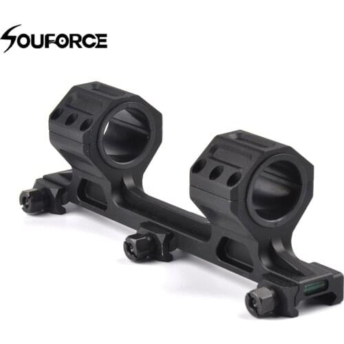 25mm/30mm Rail Mount Tactical Riflescope with Spirit Bubble Level for 20mm Picatinny Weaver Rail Hunting