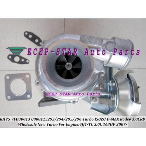 RHV5 VFD30013 8-98011-5293 8980115293 8980115295 VIEZ Turbo Turbocharger For ISUZU D-MAX Rodeo TD 3.0L CRD 2007- 4JJ1-TC 4JJ1T
