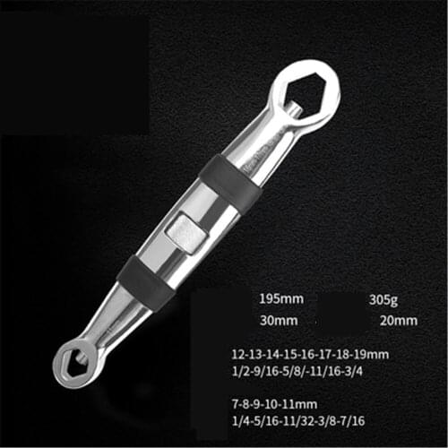 Universal wrench Multifunctional eight-in-one sleeve 360 degree wrench 52 in one suit wrench