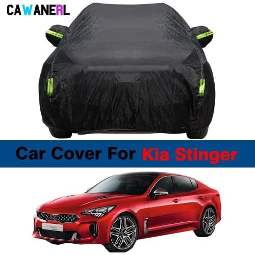 Waterproof Car Cover Auto Sun Shade Anti-UV Snow Rain Resistant Cover Dustproof For Kia Stinger