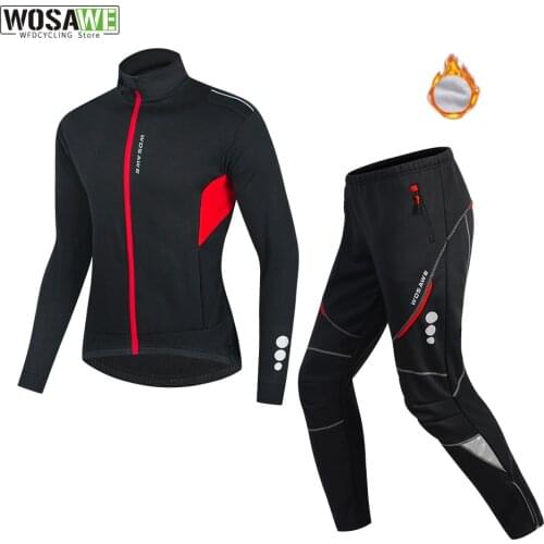 WOSAWE Off Season Clearance Cycling Jacket Long Sleeve Jersey Autumn Early Winter Warm Bike Clothing Mens Jacket S Size only