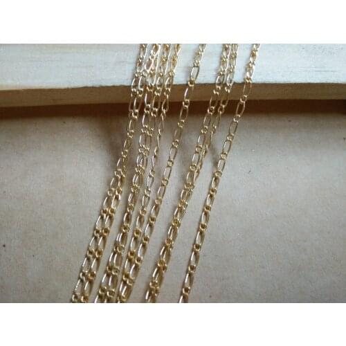Jewelry findings components bracelet necklace material DIY making Metal Chain 10 meters 1.7*3.7mm