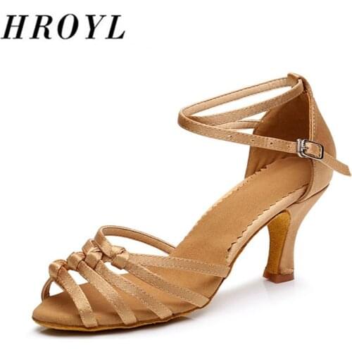 2020 New Brand Women Latin Dance Shoes Tango Practice Ballroom Strip Pole heels Dance Shoes 5-7cm Hige Heels Soft Fashion Sexy