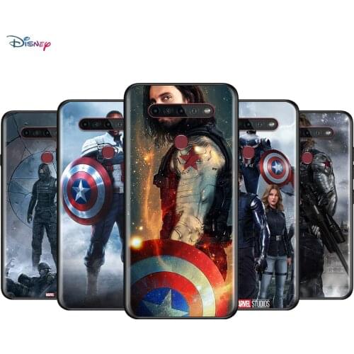 Marvel Falcon Winter Soldier For LG K92 K42 K22 K71 K61 K51S K41S K30 K20 2019 Q60 V60 V50 S V40 V30 G8S G8 X ThinQ Phone Case