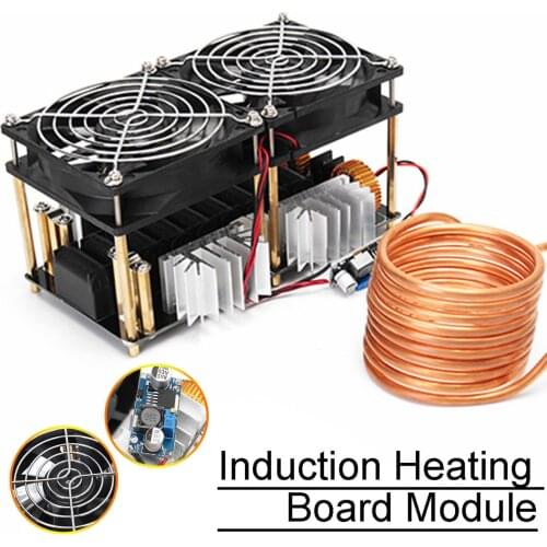 12-48V ZVS Low Voltage 1800W Induction Heating Power Supply Module Induction Heating board for induction Heating with Coil