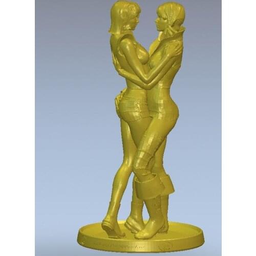 3d model relief for cnc or 3D printers in STL file format statue of virgins