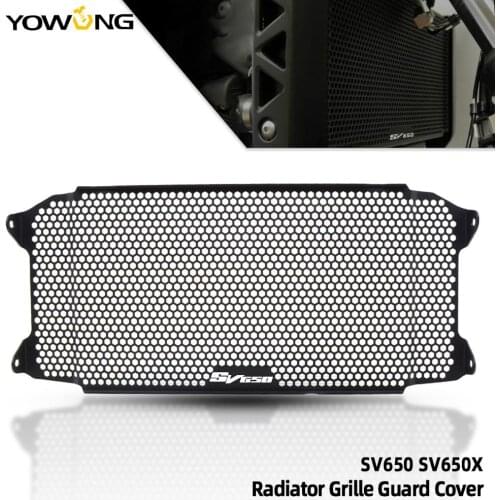 For Suzuki SV 650 SV650 SV650X 2016 2017 2018 2019 2020 Motorcycle Aluminum Radiator Grille Grill Guard Cover Protector SV650 X