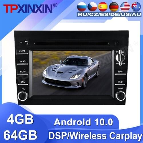 64G For Porsche 911 997 Cayman 2005 2006 - 2008 Boxter 2005 - 2012 Android 10 Car Radio video Multimedia Player GPS Navigation