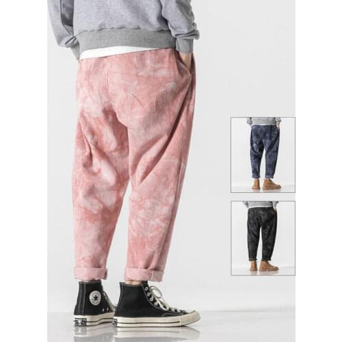 2021 Cotton Mens Casual Pants Streetwear Black Autumn Harem Pants Male Trousers Vintage Oversized Woman Sweatpants Jogger 5XL