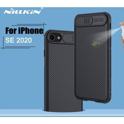 For iPhone SE 2020 Case 4.7'' NILLKIN CamShield Case Slide Camera Protect Privacy Back Cover For iPhone 8 7 For iPhone SE 2 Case