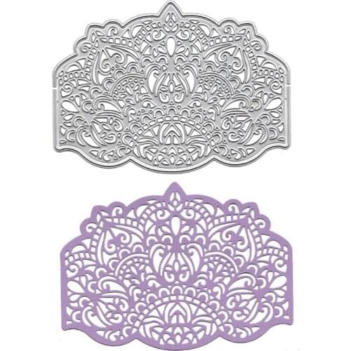 Geometry Border Metal Cutting Dies Scrapbooking Embossing Folder for Card Making Craft Mold Photo Alum DIY Slimline Dies