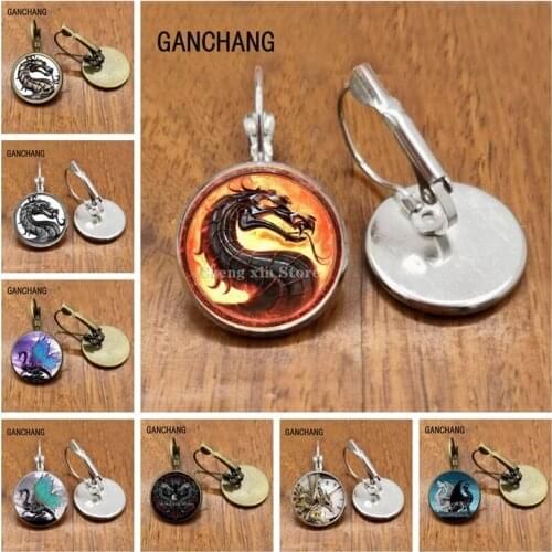 Hot sale fashion cartoon animal earrings girl party gift wild animal pattern handmade earring jewelry