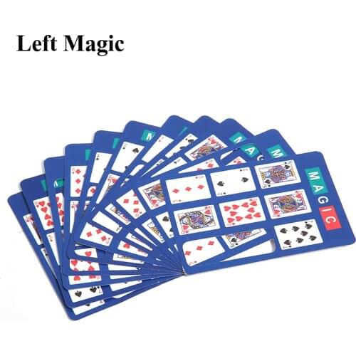 Inductive card Magic Tricks Card Poker Monte Cards Tricks Easy Classic Magic Tricks For Close Up Magic Illusion