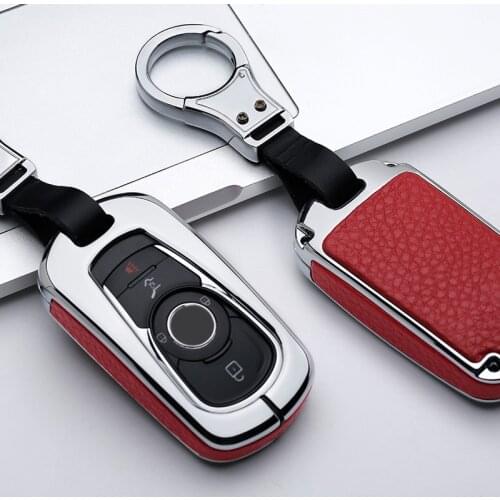 Metal leather Car Key Cover Case For Buick ENCORE ENVISION NEW LACROSSE Insignia Astra Zafira Chevrolet Camaro Malibu Cruze Aveo