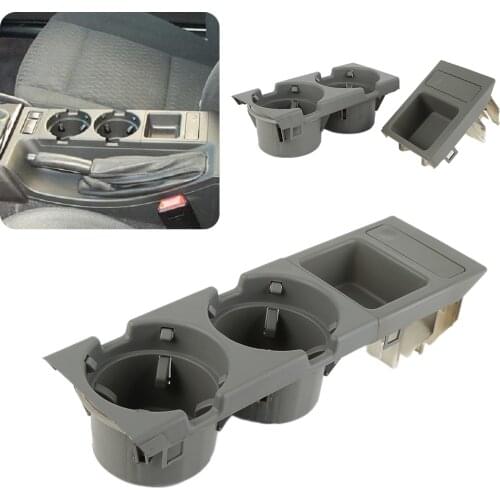 Multi Function Car bottle Holder money coins Storage Box for BMW E46 318 320 325 330 1998-2004 Beige Grey Black