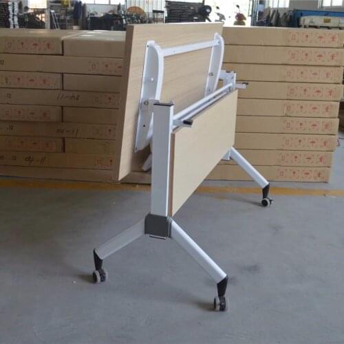 0322YH08 Multifunction foldable movable flipable multimedia modern office training desk meeting conference table frame