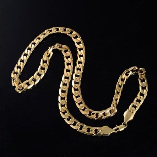 Fashion New Style Chain Necklace Mens Personality Gold Plated Silver Plated Necklace Motorcyclist Hip-hop Jewelry Birthday Gift
