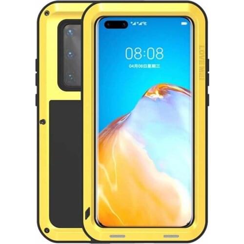 Powerful Case Shockproof Metal Aluminum Armor Shock Case Cover For Huawei P40 P30 Pro P40pro Cases 360 Full Body Protective Case