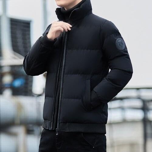 Men Warm Down Jacket Fashion Hooded Thick Puffer Jacket Coat Male Casual High Quality Overcoat Thermal Winter Parka Men Clothing