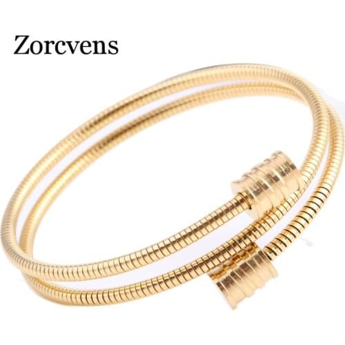 Modyle New Arrivals Simple Elegance Fashion Jewelry Bracelets & Bangles Stainless Steel Bracelets For Women