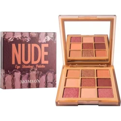 Nude Eyeshadow Palette Eye Shadow Red Brown Matte 9 Pigment Make Up for Women Wholesale Professional Korean Cosmetic Tiny Pallet