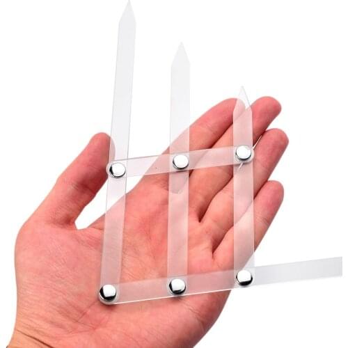 Sobrancelhas Ferramentas Clear Pinca Sobrancelha Divider Permanent Makeup Ratio Measure Stencils Plantillas Cejas Microblading