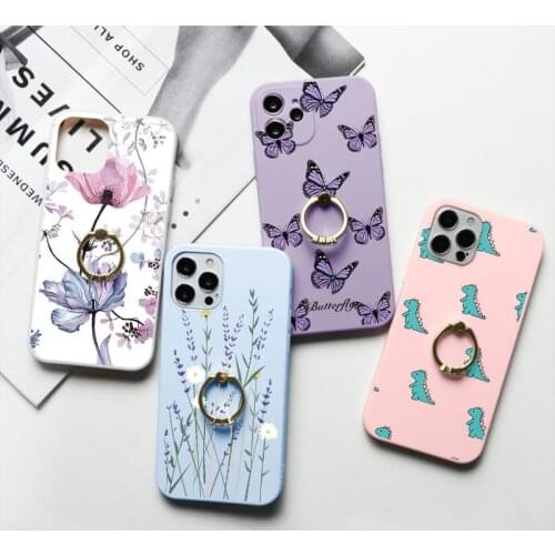Luxury Ring Holder Funda For Samsung Galaxy A51 A50 A71 A10 A12 A52 A32 A72 A40 A02S A31 A21S S10 S20 S21 FE Ultra Plus TPU Case