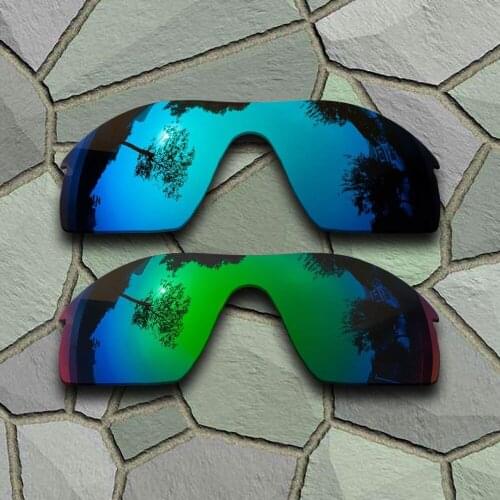 Sky Blue&Jade Green Sunglasses Polarized Replacement Lenses for Oakley RadarLock Path