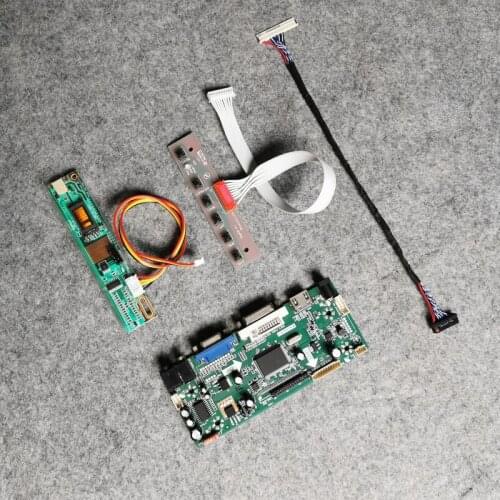 VGA DVI LCD drive board 30-Pin LVDS 1280*800 1CCFL MNT68676 For LP154WX4 (TL)(A3)/(TL)(B2)/(TL)(C1)/(TL)(D2) screen DIY kit