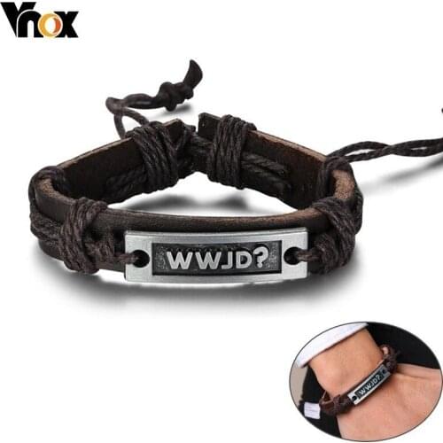 VNOX Leather Bracelets China