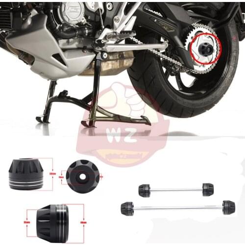 ForYAMAHA YZF-R3 YZF-R25 MT-03 MT-25 Motorcycle CNC Rear & Front Axle Fork Accident Sliders Protector