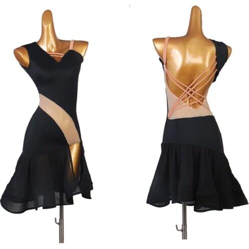 Women Latin Competition Dance Skirt New Arrival Ladys Sexy Rumba Latin Dancing Dress Adult Standard Samba Latin Dance Skirt