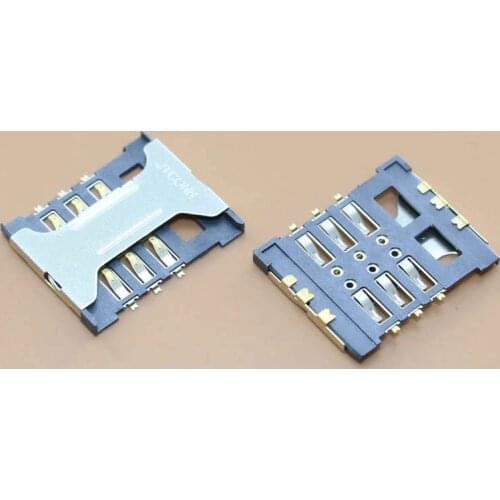 1pcs/lot 100% New SIM Card Socket Holder Tray Slot for Lenovo A398T A628T A388t ma388t A238T A688T a208t a300t S920 S890 S898T